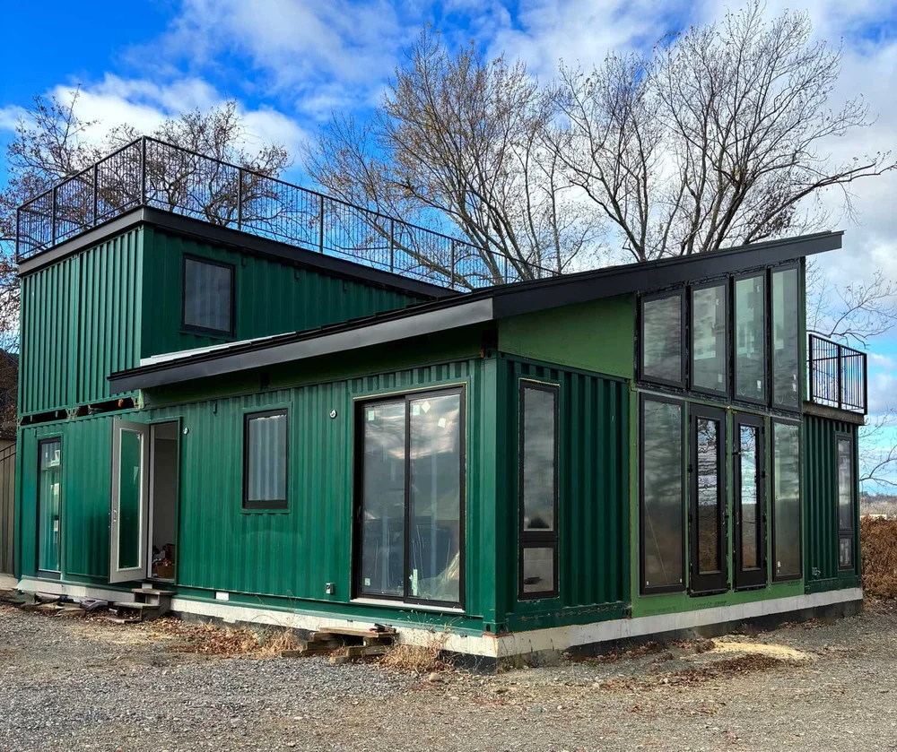Factory-built 3X40ft Two-Story Shipping Container Home: Modular \u0026  Prefabricated, image size:1000x839