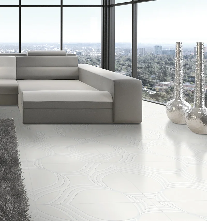 Touch Floor White Porcelain Tile