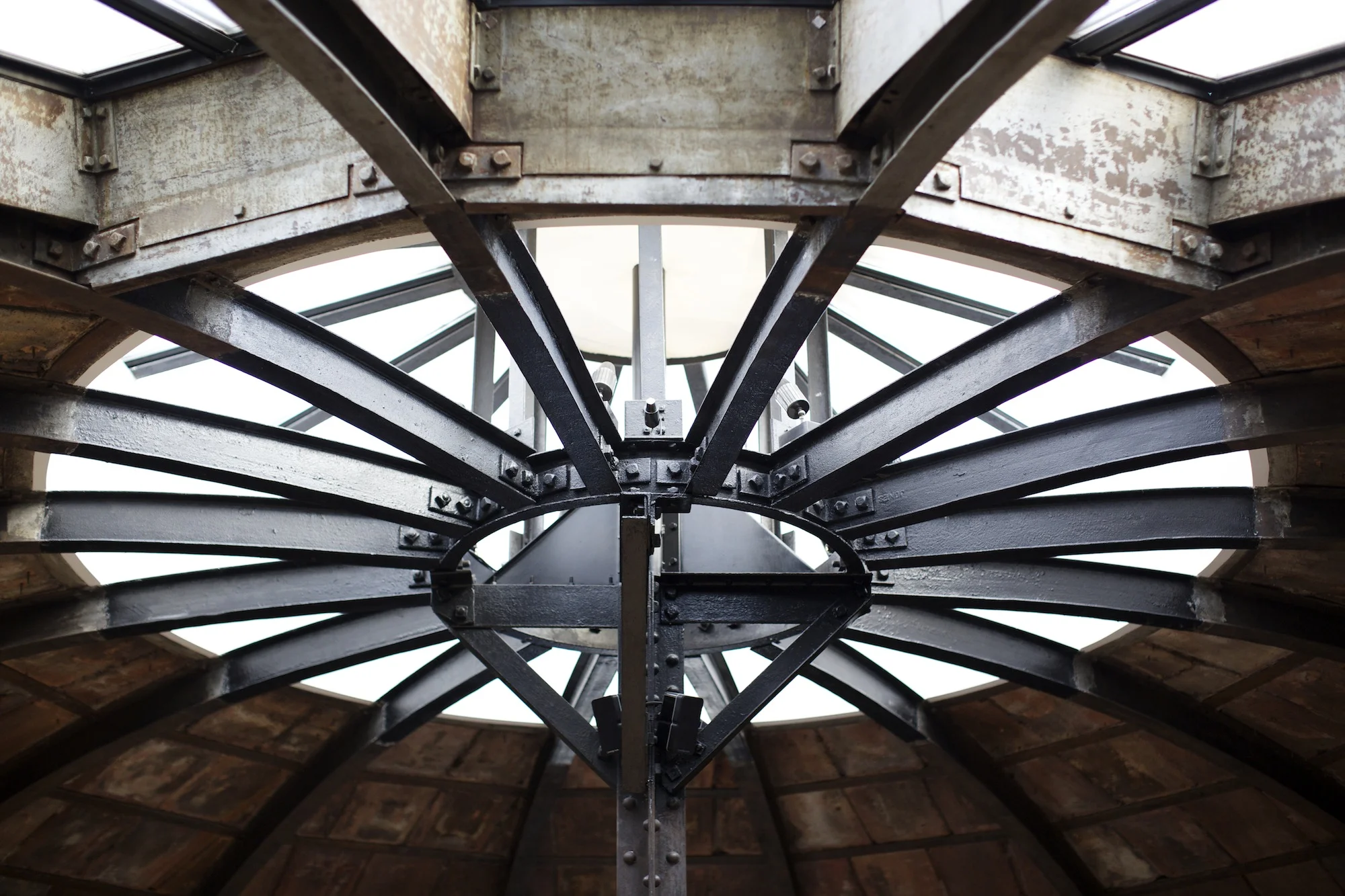Skylit dome in Shapiro's apartment