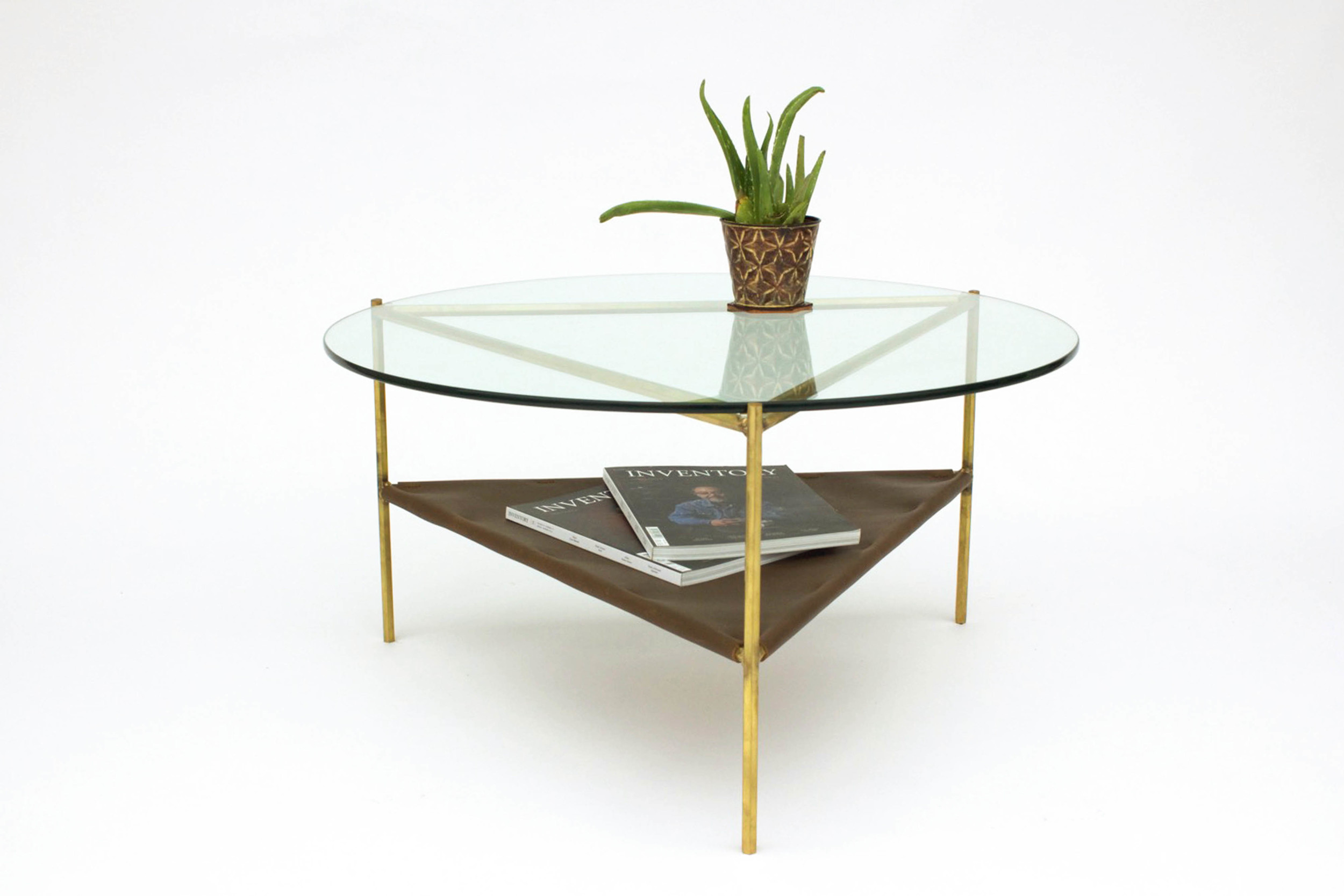 Bermuda Coffee Table - Brass