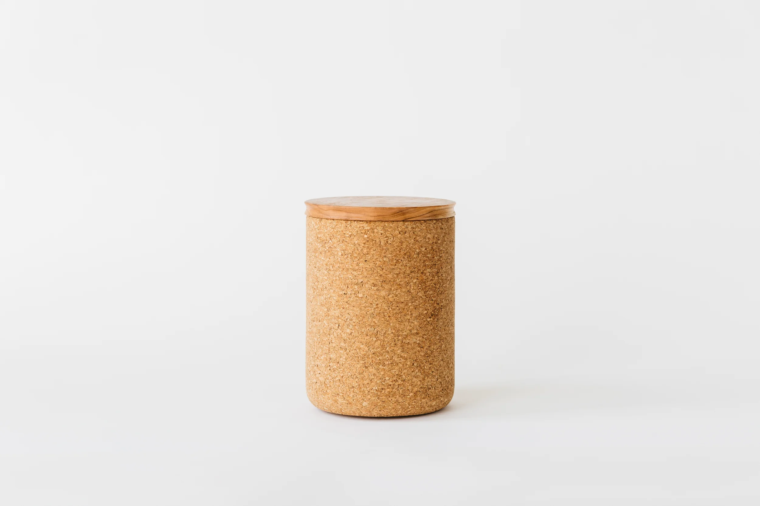 Large Cherry + Cork Canister