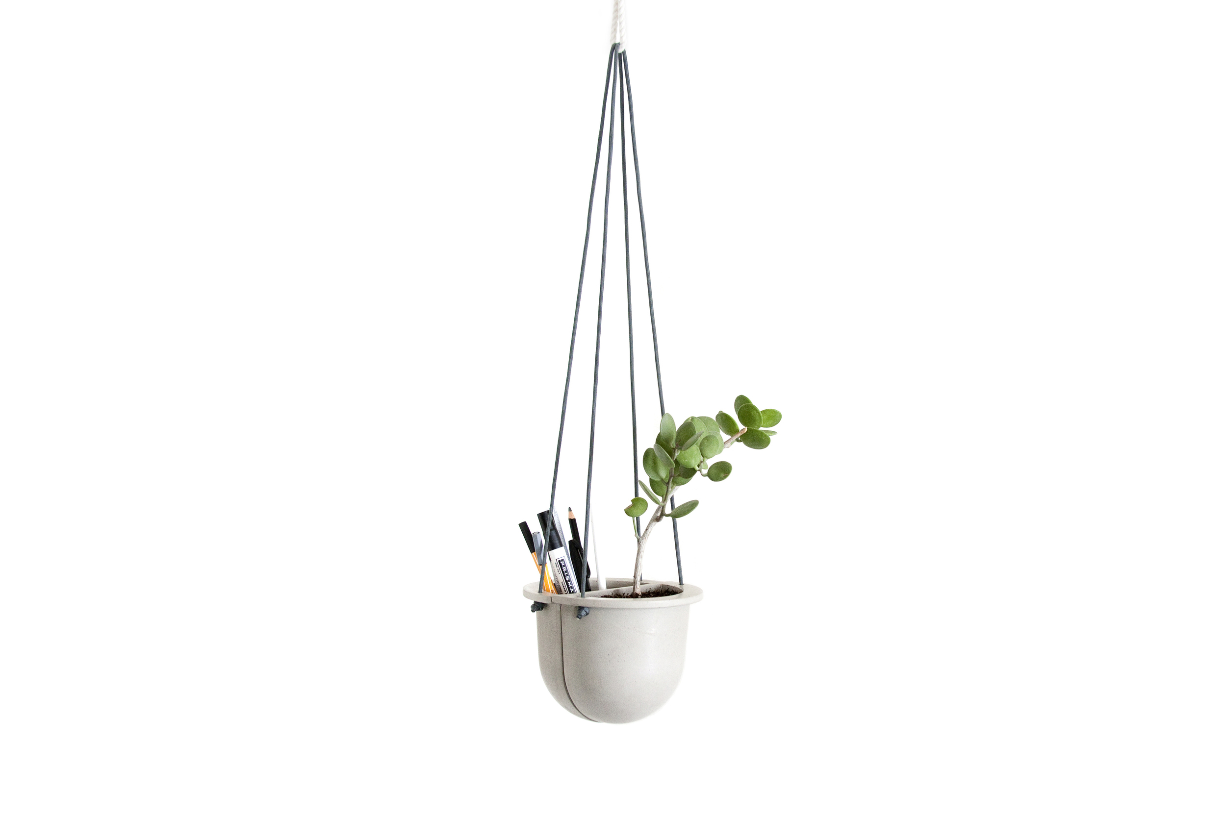 Concrete Hanging Vessel - Pair