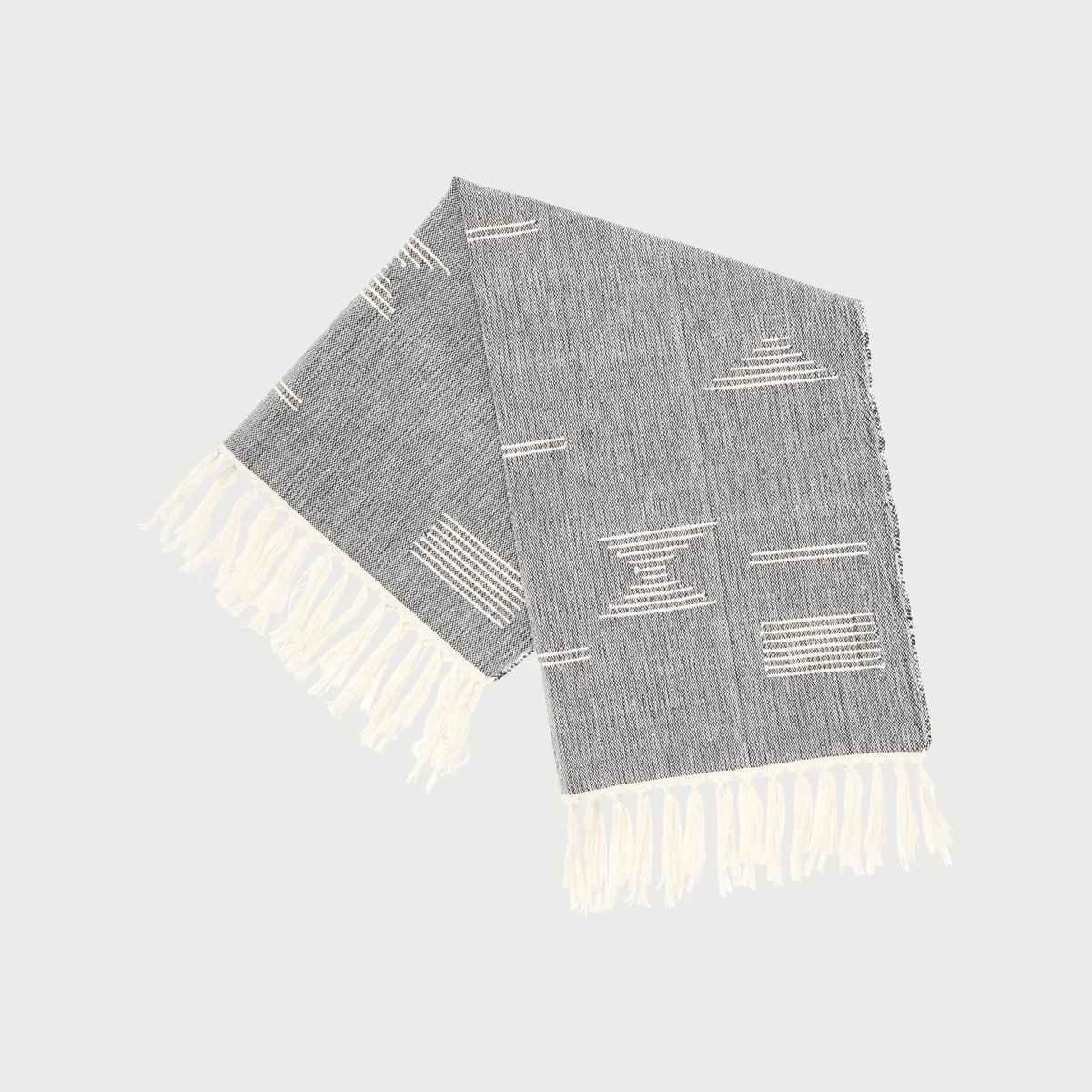 Shapes Towel in Blue