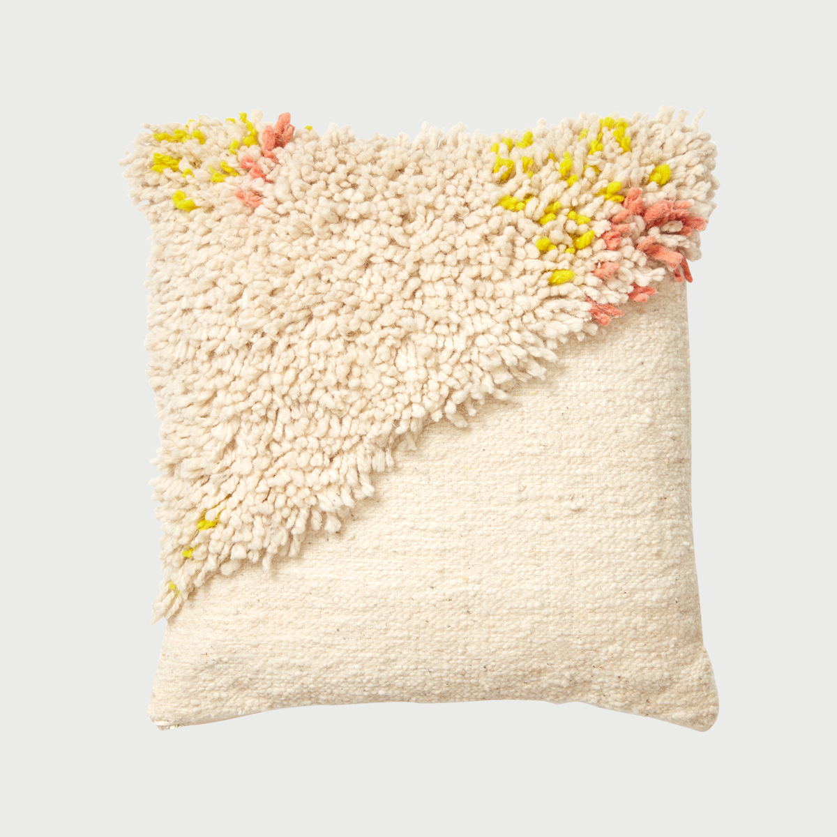 Split Shag Pillow