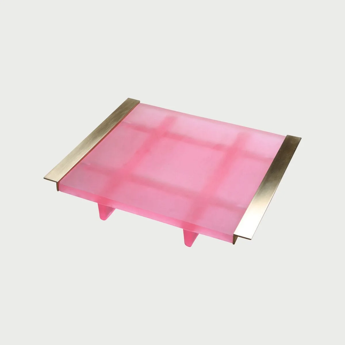 Rectangular Waffle-Slab Cocktail Tray