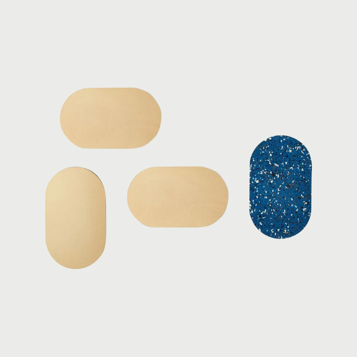 Brass Oval Coasters
