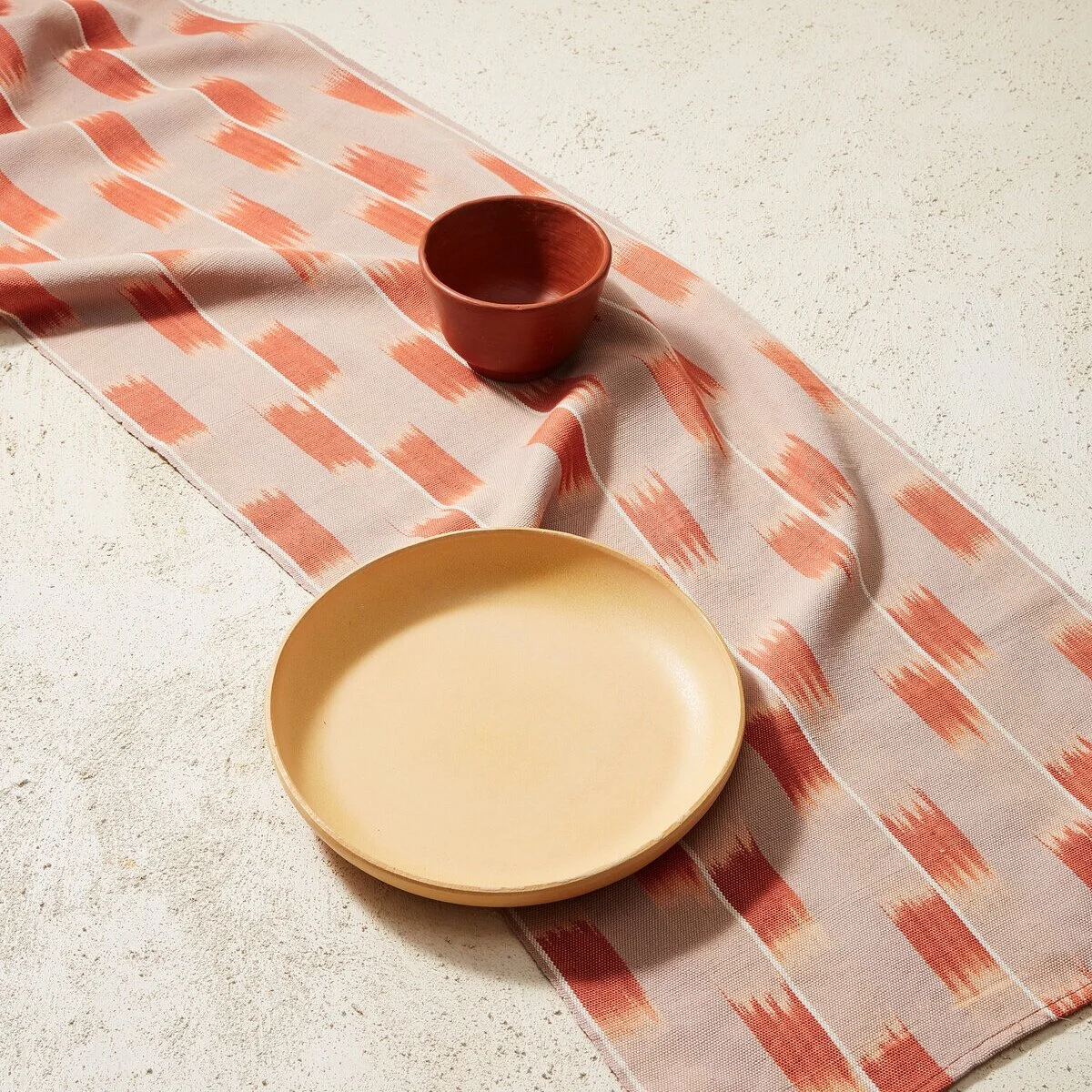 Shop on WorkOf: Ikat Runner - Rust