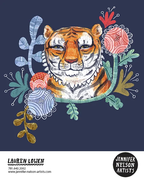Lauren's tiger is not one bit shy about Social Media!