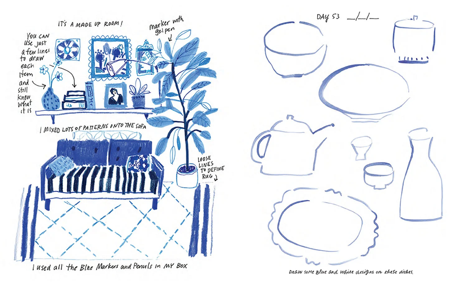 100 Days Of Drawing By Jennifer Orkin Lewis Jennifer Nelson Artists