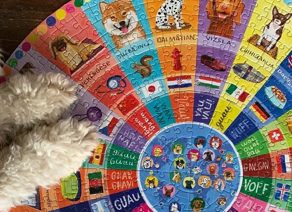 We may have missed National Dog Appreciation Day 😭 but we can still appreciate @allisonstrine&rsquo;s adorable &ldquo;Dogs of the World&rdquo; puzzle for @eebooalwaysgood!!!
.
.
.
#allisonstrine #allisonstrinedesigns #jennifernelsonartists #eeboo #e