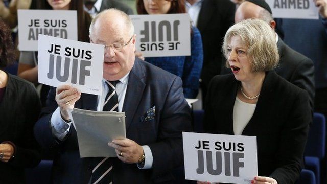 Theresa Je Suis Juif May and Sir. Eric Holocaust Envoy Pickles.