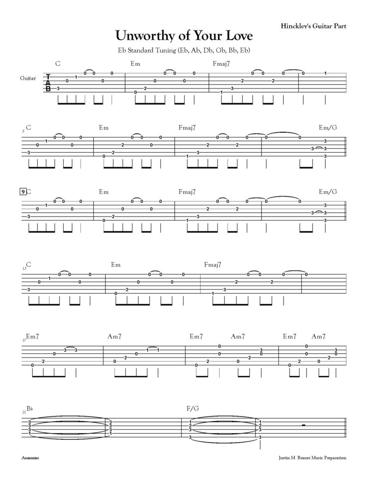 Can't Live Without Your) Love And Affection - Guitar TAB