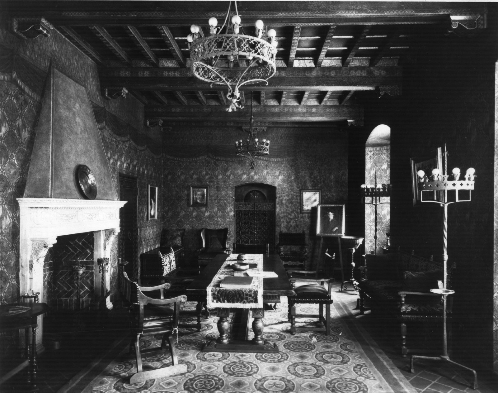 Our conference room as photographed in 1928 is based on the 14 century Palazzo Davanzati in Florence