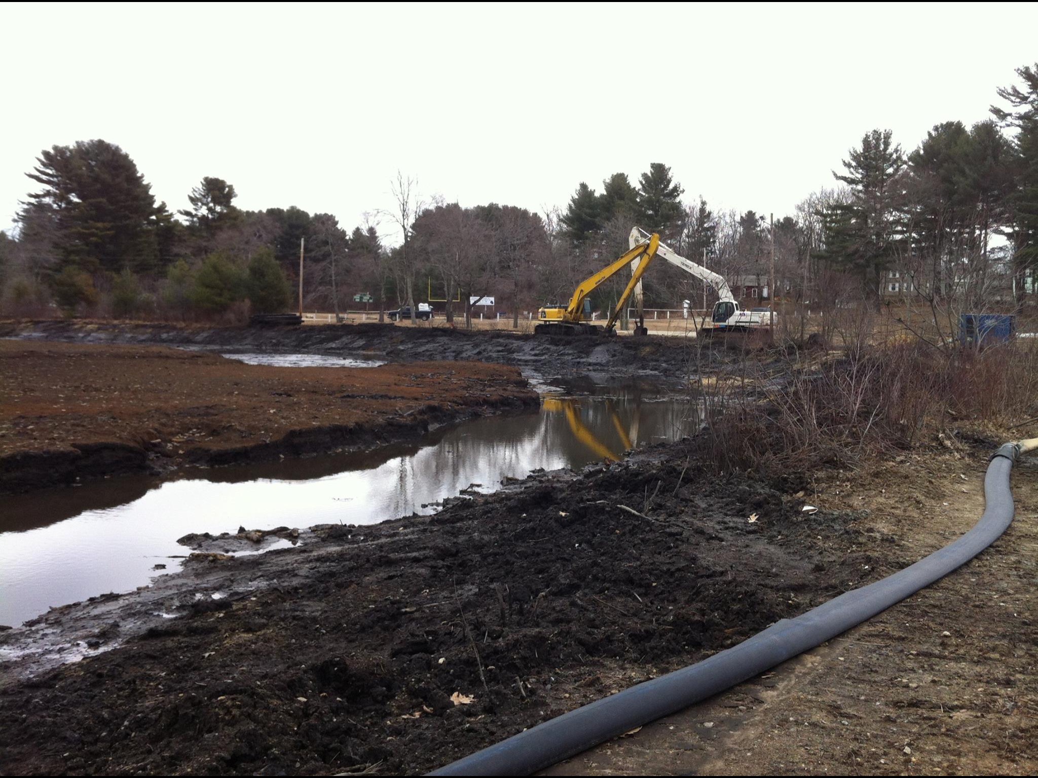 Cottage St dredging project, April 2014