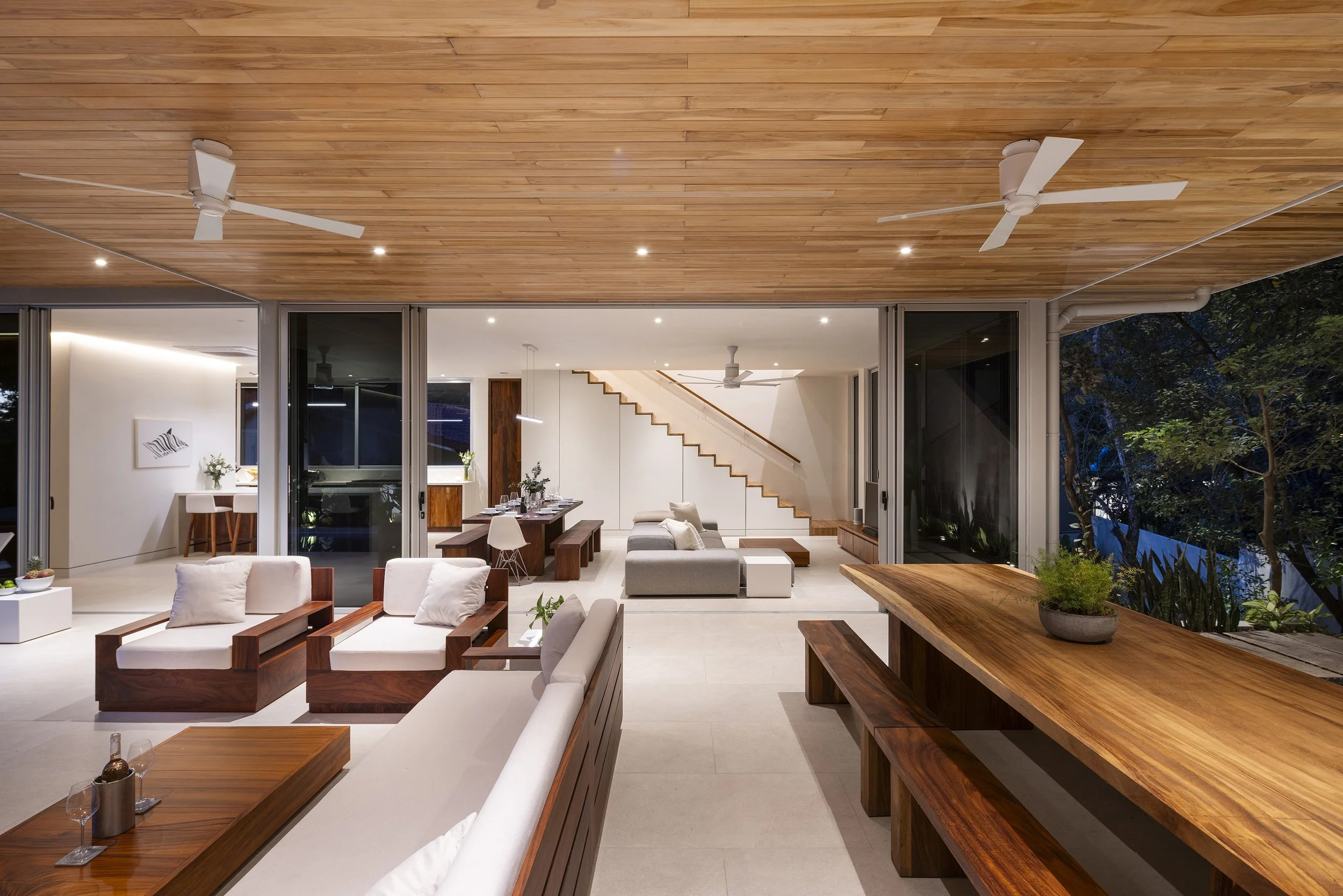 Haven-Nosara-Vacation-Rental-Luxury-Villa-Open-Plan-Living-Night.jpg