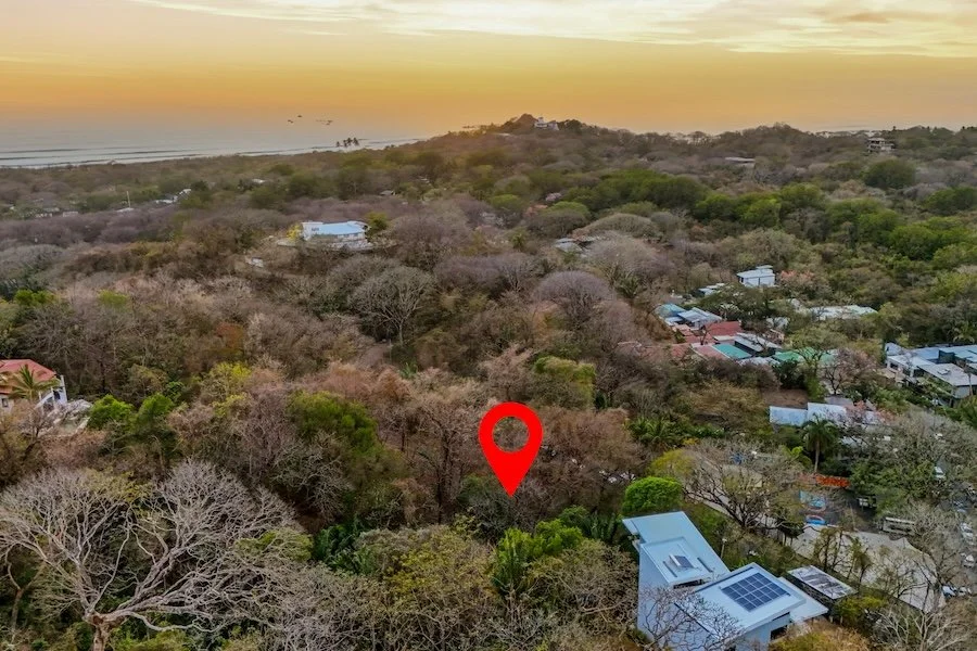 E-9, 1,14 acres with Ocean Views, &amp; walkability in one of the best locations in Guiones