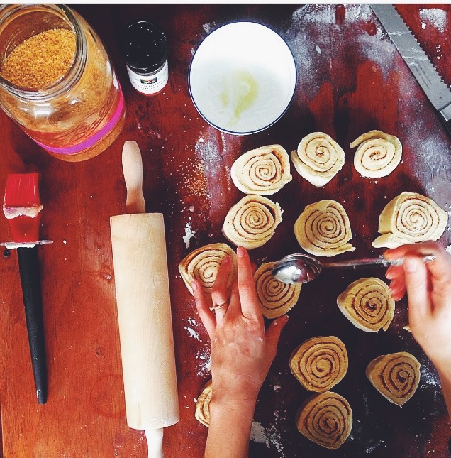 Making Butter Horns, recipe here