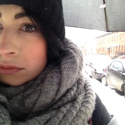 More snow on Saturday. My face says it all.
