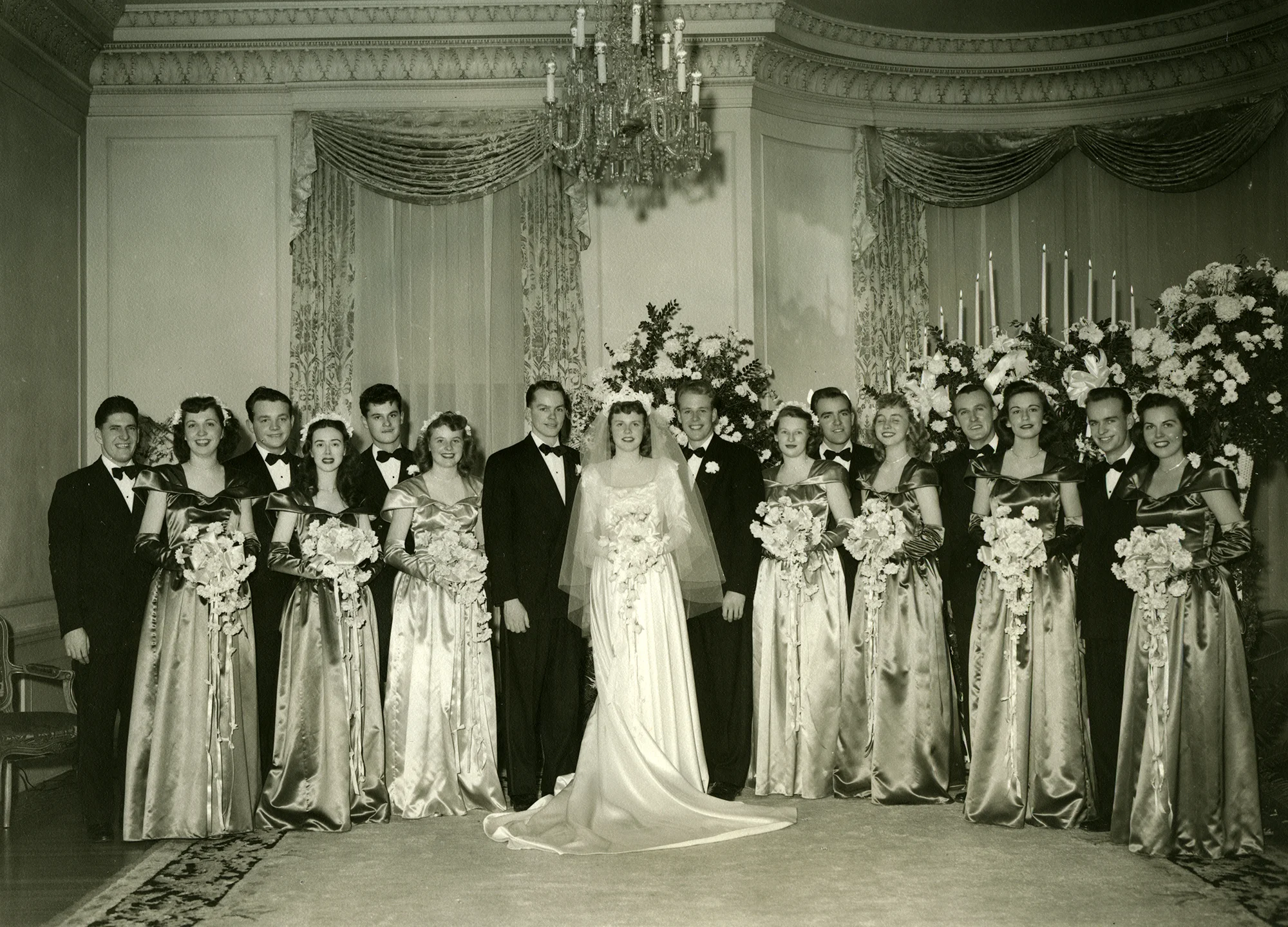 One unique event that happened at the Mansion during the Maw years was a wedding.