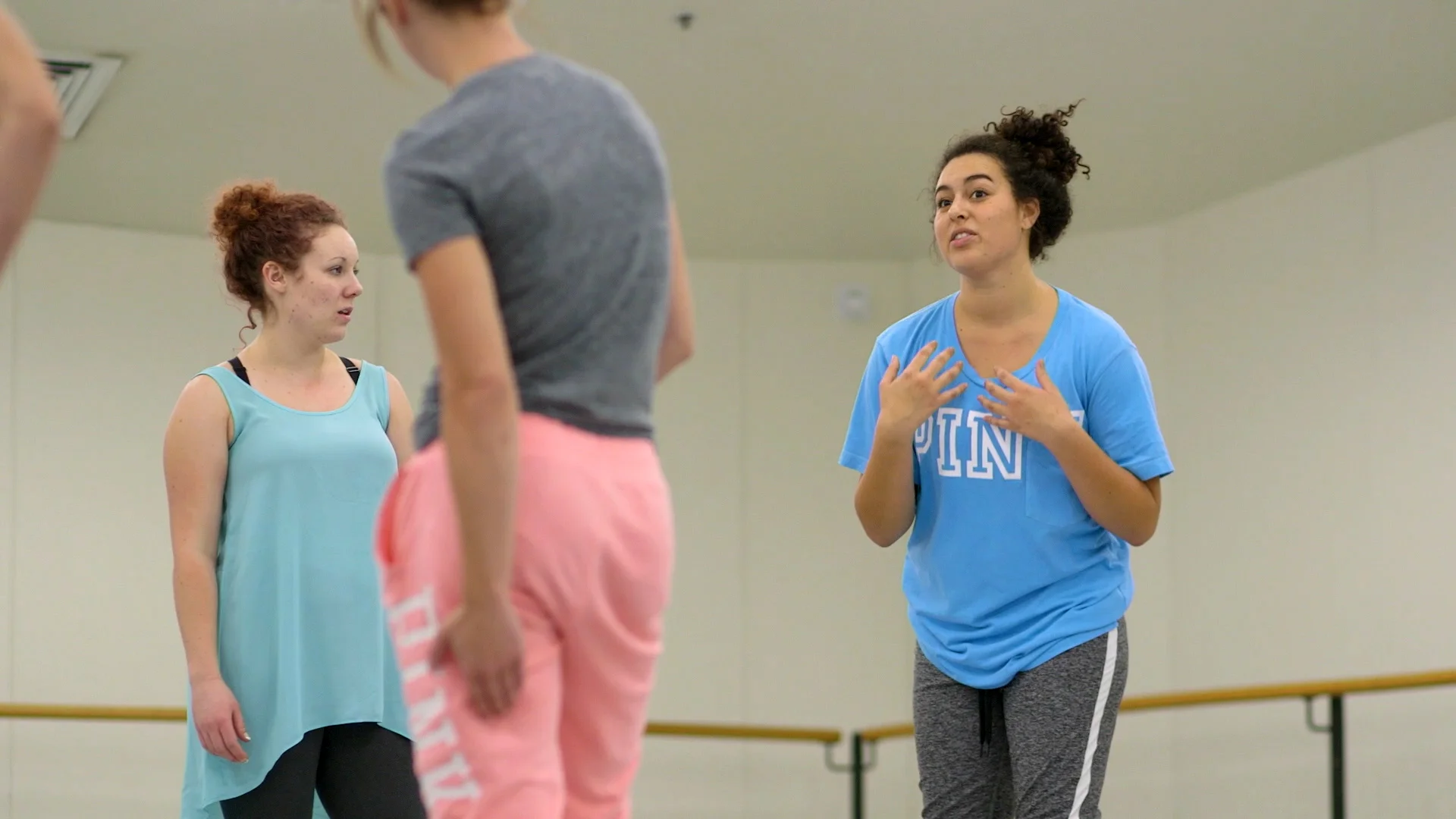 Staring early in their study, dance students are able to choreograph and direct their own performances.