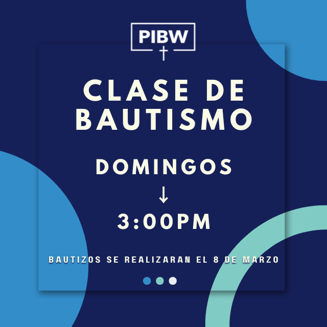 CLASE DE BAUTISMO 