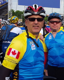 The annual Ride to Conquer Cancer in memory of my sister and dear friends who are no longer with us. (Thank you to John, Kevin and Mike who ride with me)