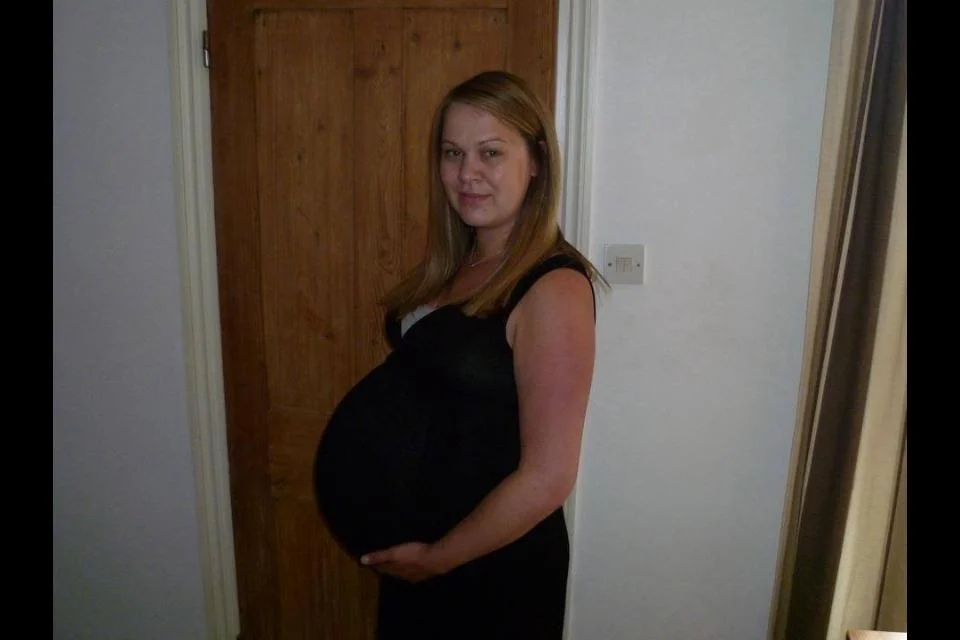 My one pregnant pic - to be fair he was 10lb2!