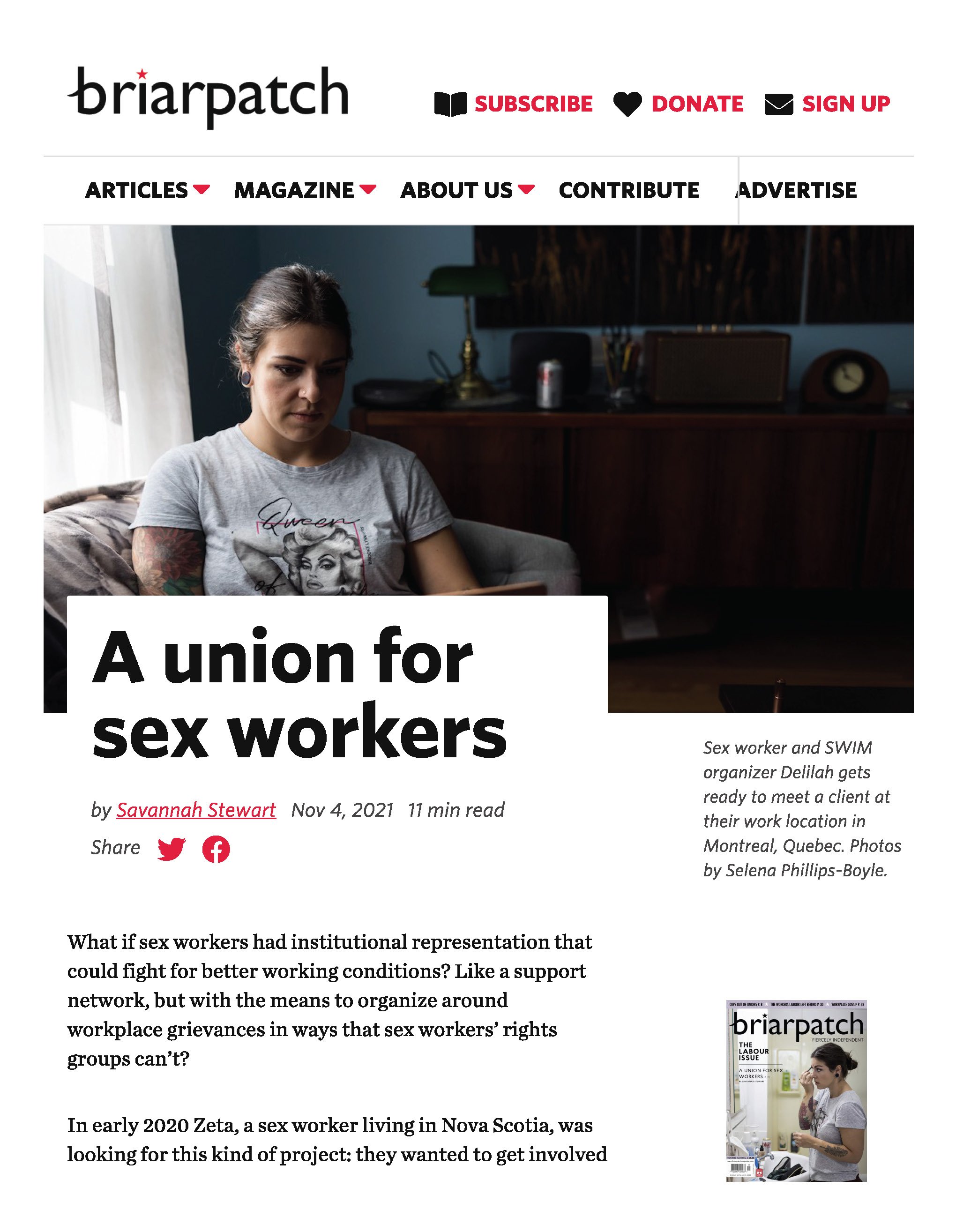 A union for sex workers