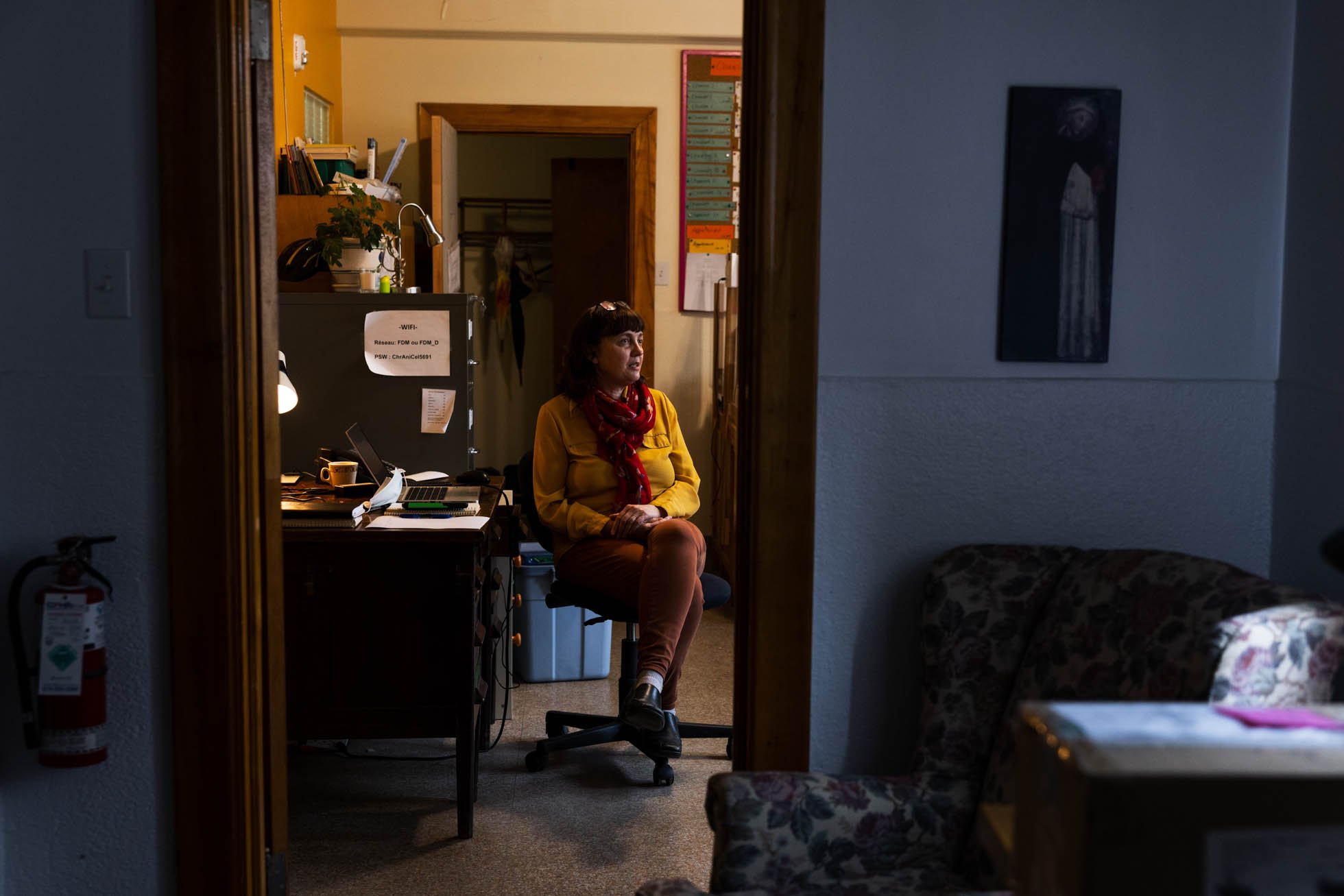  Foyer du monde, a community organisation in Montréal, offers temporary housing to migrants and asylum seekers. (Portraits for Fondation Béati 2022) 