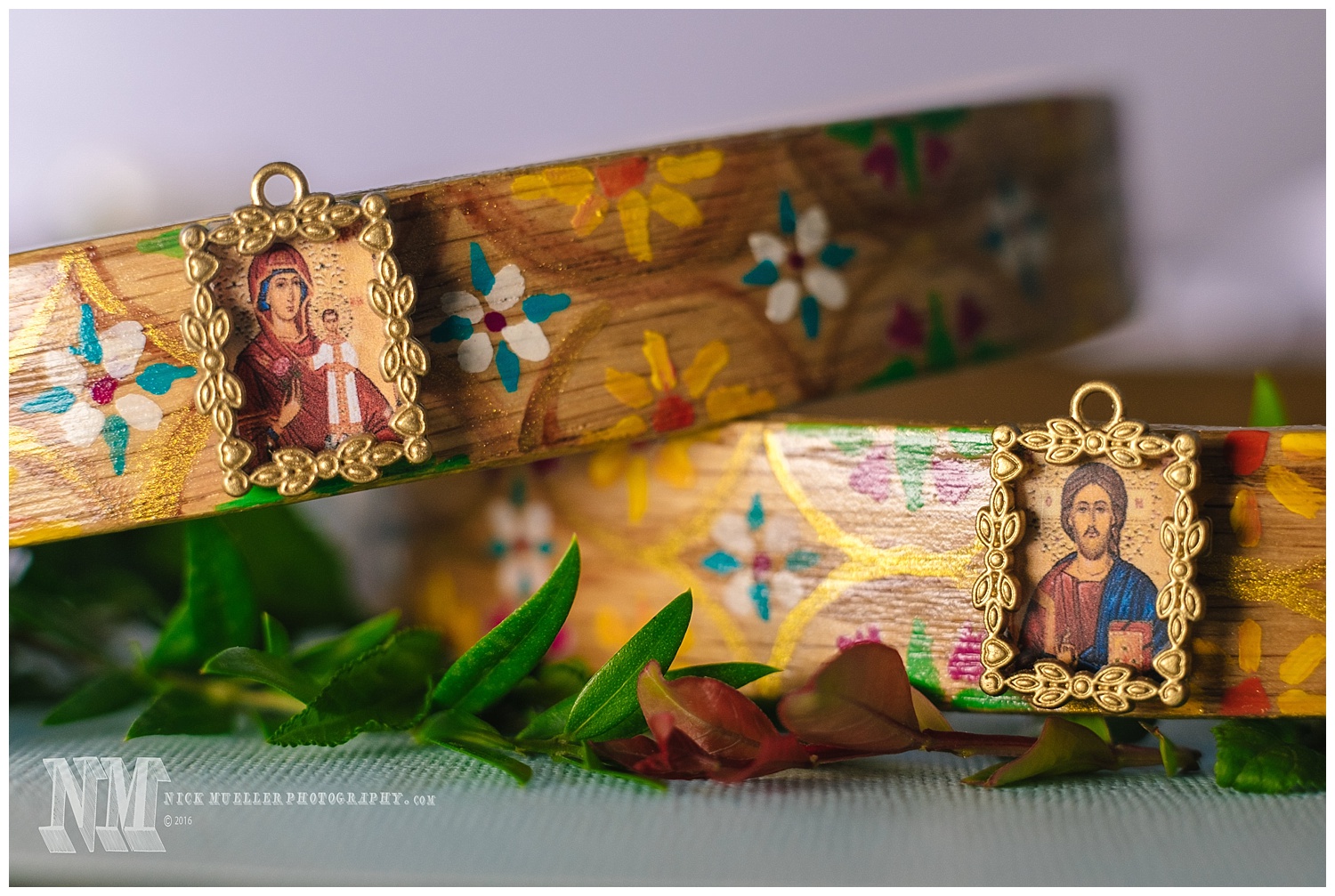 Detail of Orthodox Christian Wedding Crowns