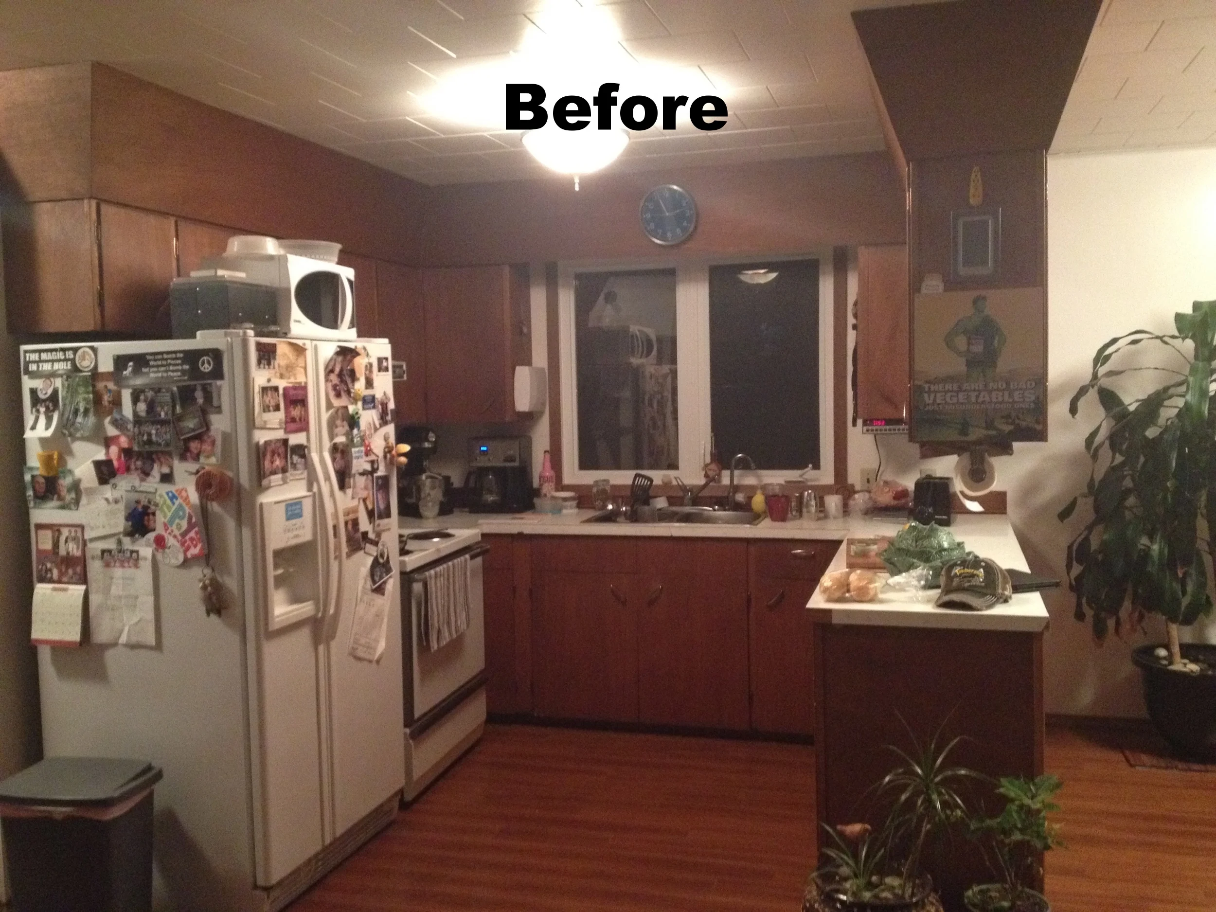 Before pic of Kitchen renovation saskatoon, trusted contractor
