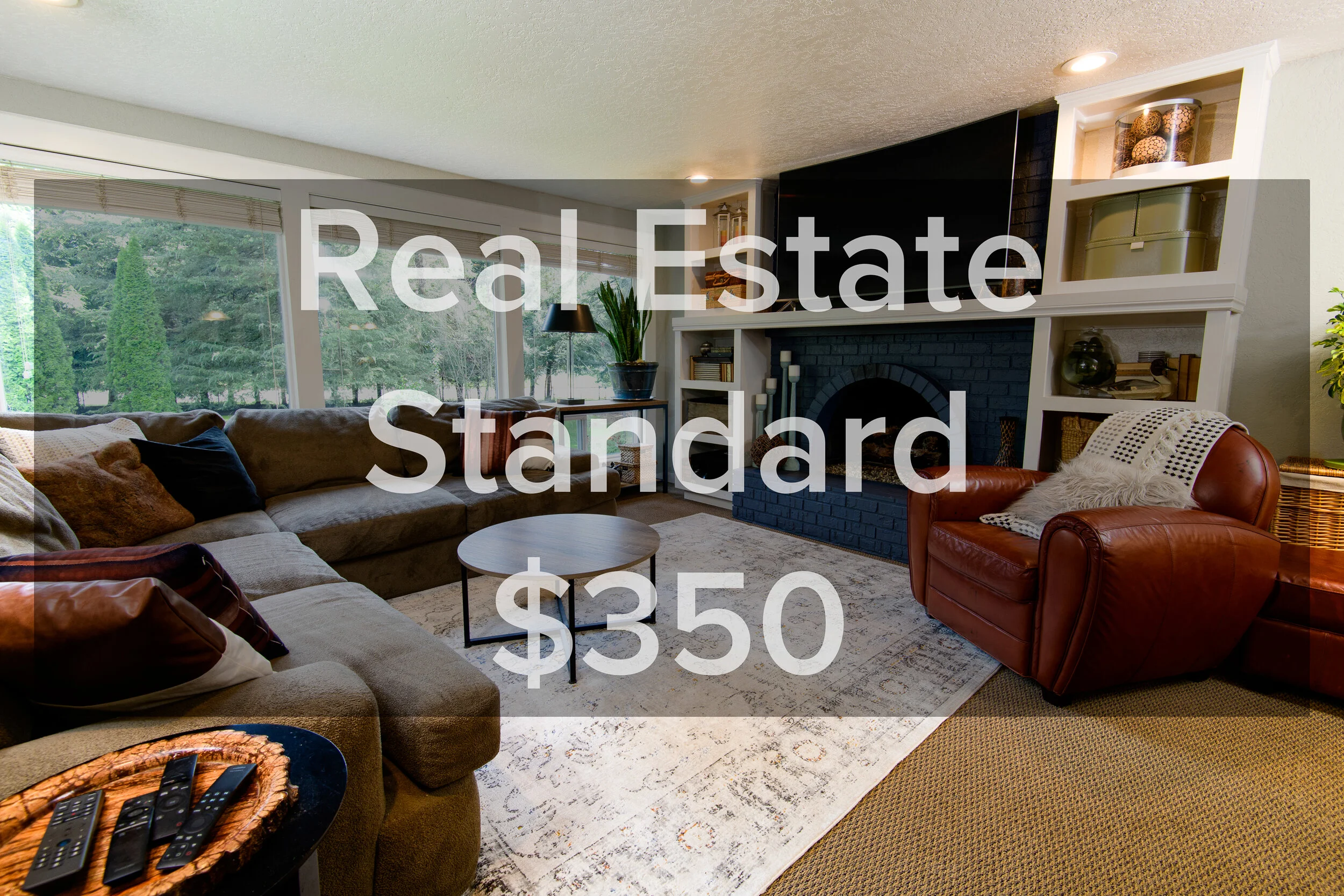 Real Estate Standard package $350 - Click for more info
