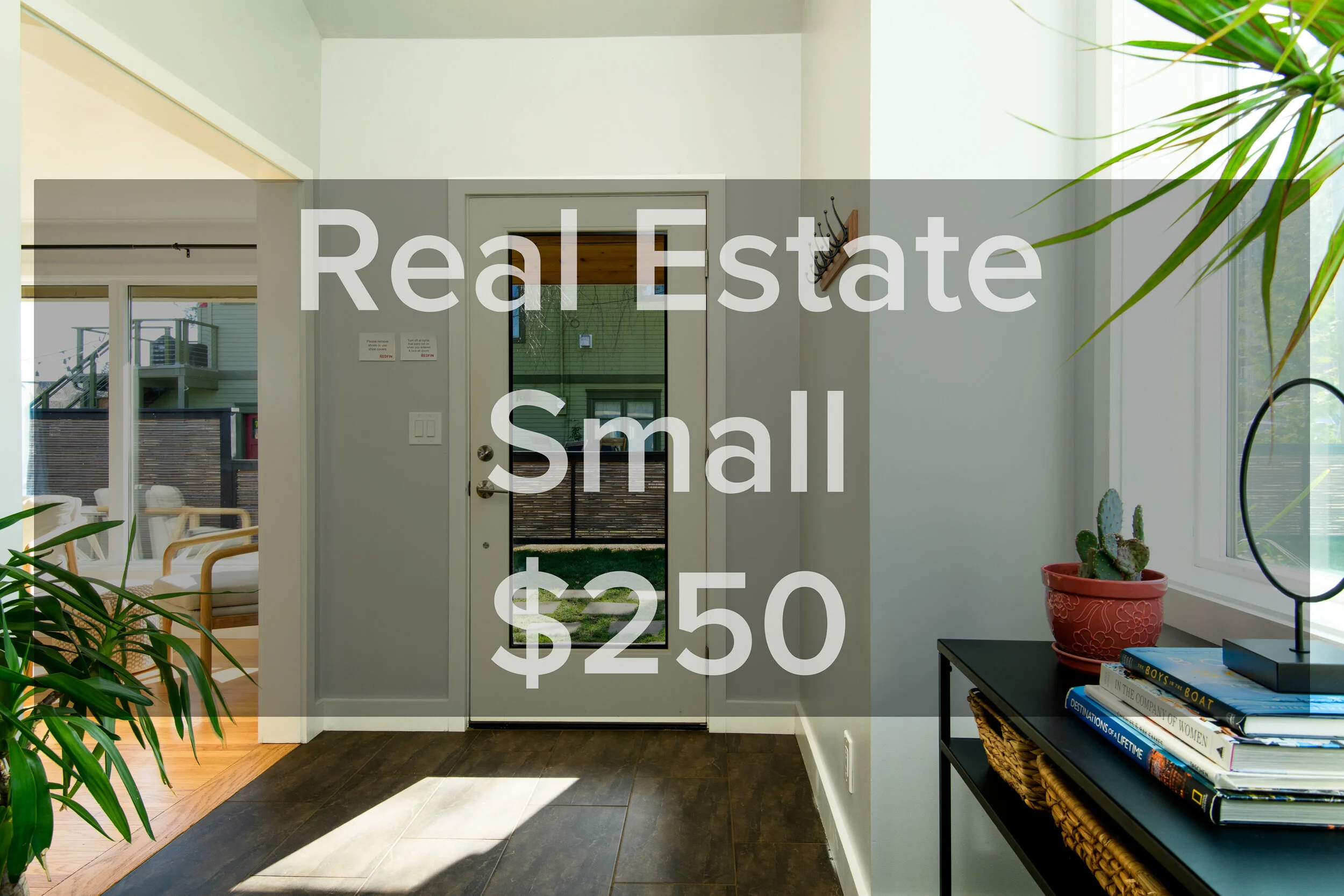 Real Estate Small package $250 - Click for more info