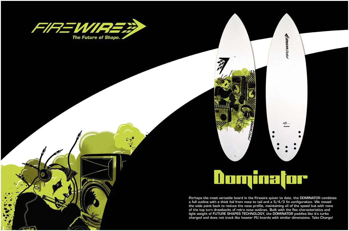 Firewire Surfboards Advertising