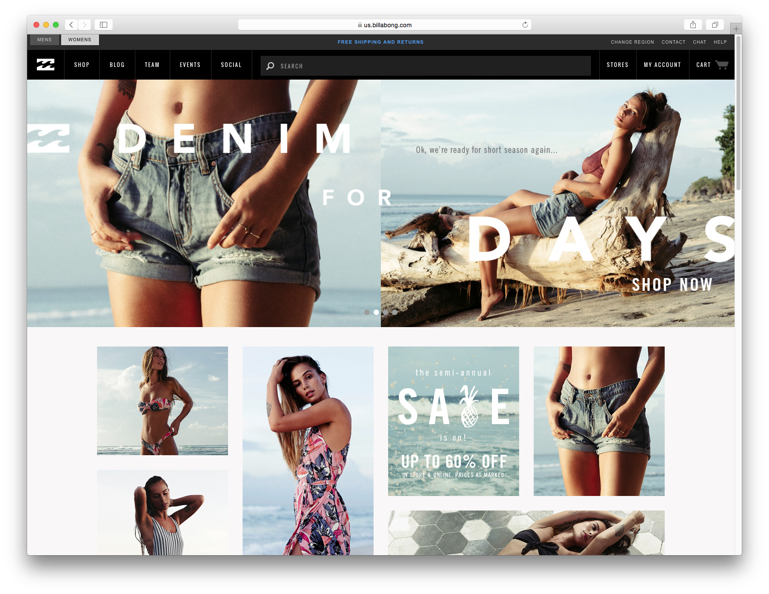 Billabong Denim For Days