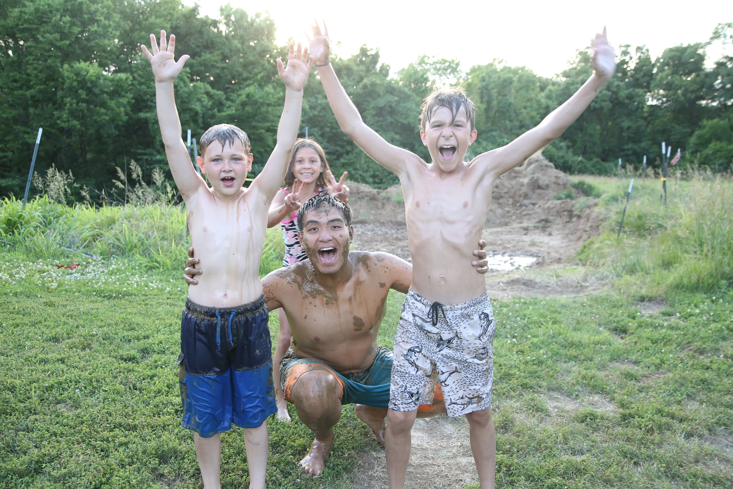 The Mudpit is definitely a favorite activity for campers who want to cool down and get a bit messy!