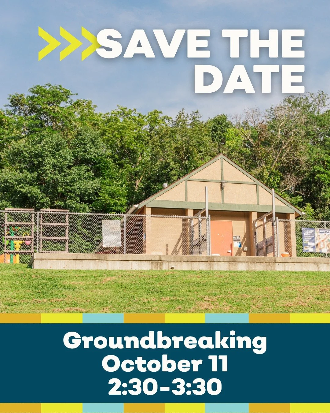 Grab a shovel with us! ⛏️

Something new is happening at Heartland. On Sunday, October 11, we're breaking ground on eight new changing rooms and a covered deck at the Aquatic Center, the shaded spot where campers will gather for Bible study and wait 