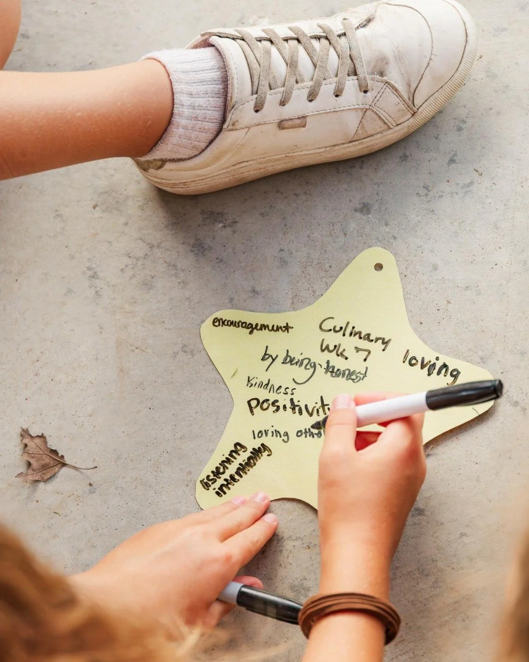 ✨ How do you show God&rsquo;s light?

This summer, our campers and staff spent time thinking about that question during worship. Each family group wrote their answer on a star and added it to our galaxy&mdash;one star among many, creating a beautiful