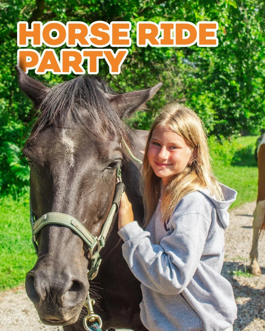 🎉 Trade the crowded party place for an adventure at Heartland!

Give your child a birthday they&rsquo;ll remember&mdash;with 320 acres of woods, trails, and open sky as the backdrop. 

Choose the adventure that fits your group:
🐴 Horse Rides - ages