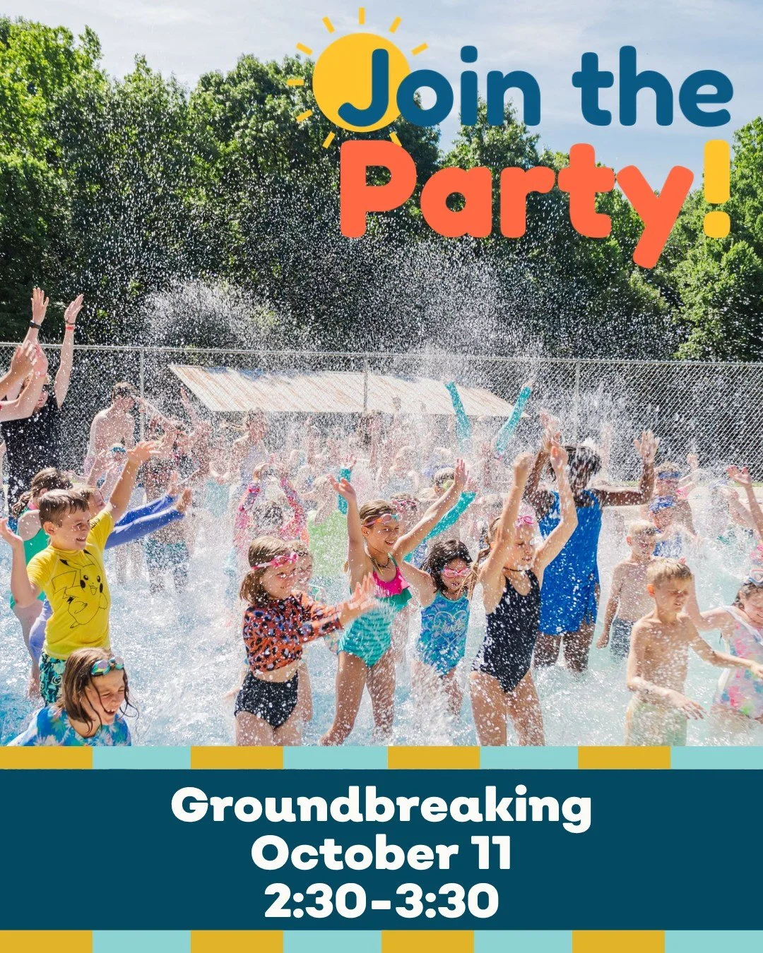 ⛏️ THIS SUNDAY!
The shovels are ready, and we&rsquo;re just 5 days away from breaking ground on eight new changing rooms and a covered deck at the Aquatic Center!
Come celebrate with us as we pray over this new space&mdash;and the generations of camp