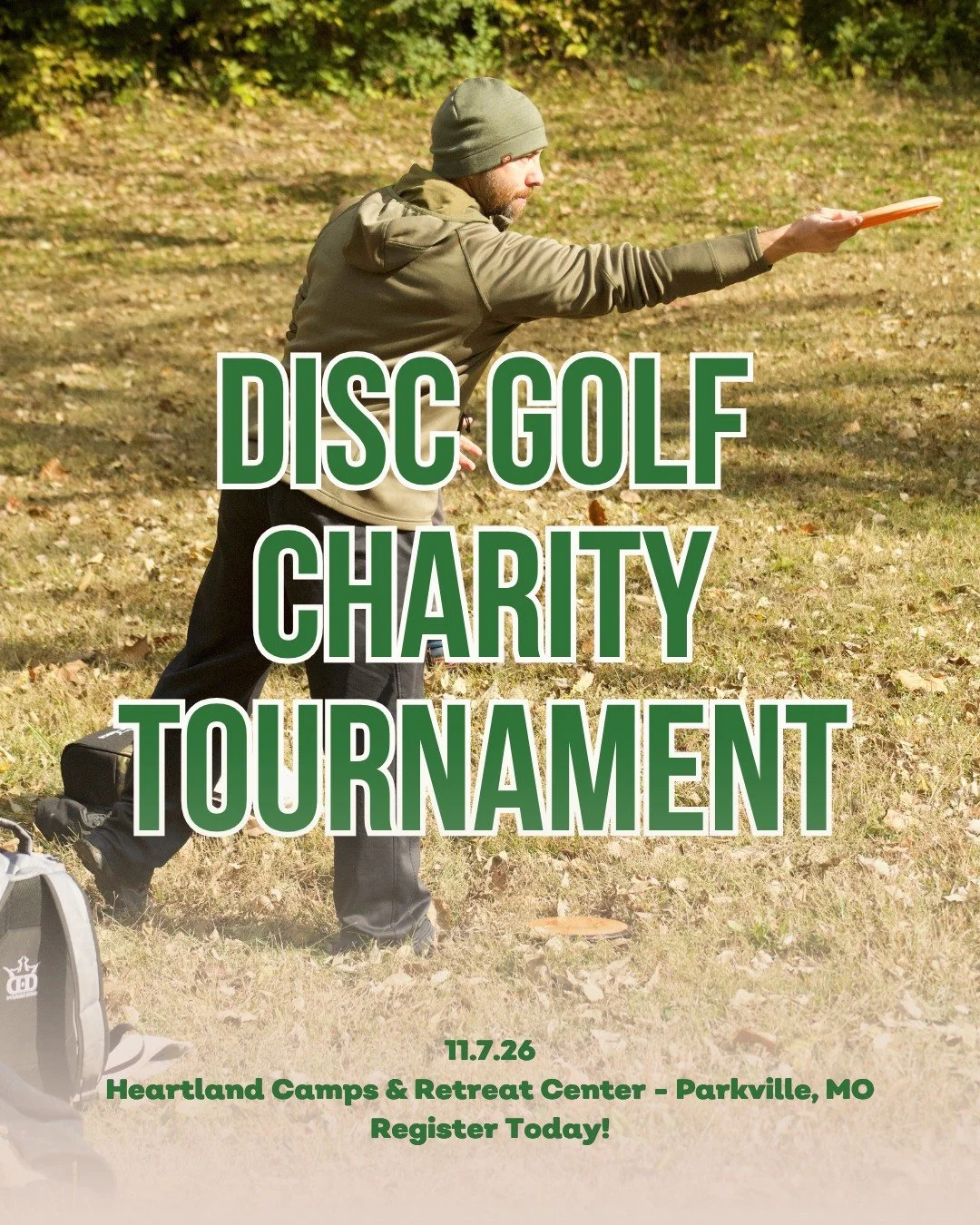 Just a couple more weeks until our Disc Golf Charity Tournament! Come enjoy the fall weather and some disc golf while supporting our Christian Camps for kids.

Saturday, November 7th
9:30 am: Best Disc Team Tournament ($30/person or $120/team)

Regis