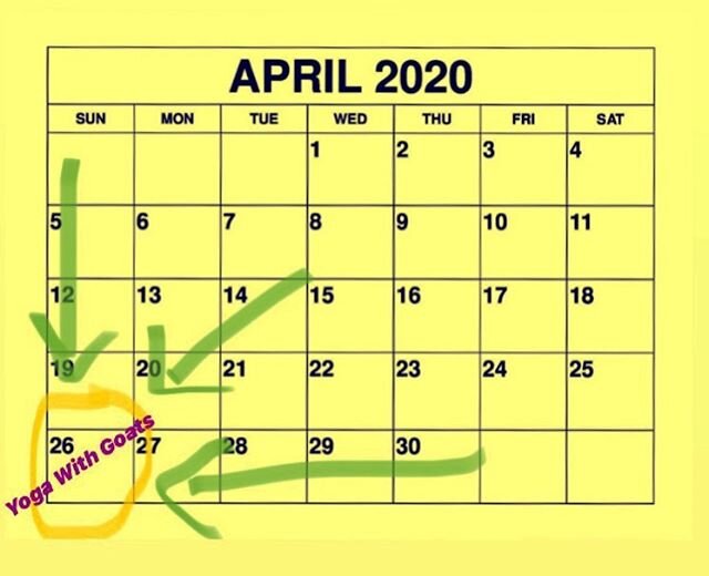 Mark your calendars and get your tickets! April 26th is the start of our 2020 season! We&rsquo;ll gave 2 classes that day - 9:40 &amp; 11:30! If that day doesn&rsquo;t work for you, check out our May schedule! Registration is open now!
.
.
. .
.  #yo