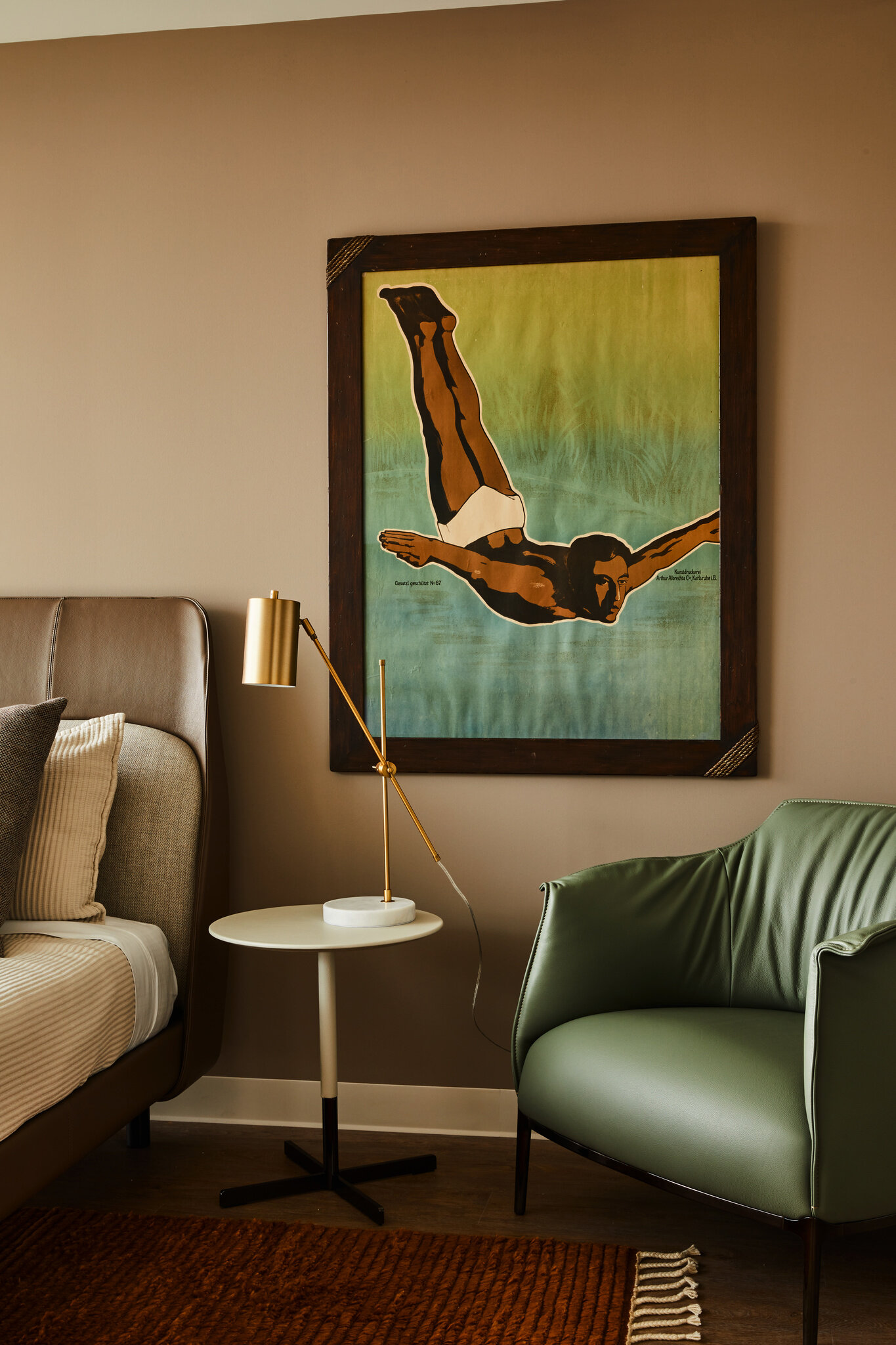 Master Bedroom Detail - One Bedroom Plus Office Model
