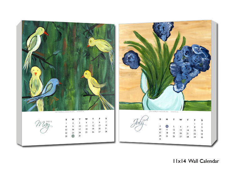 2016 Framed Wall Calendar (11x14 inches)