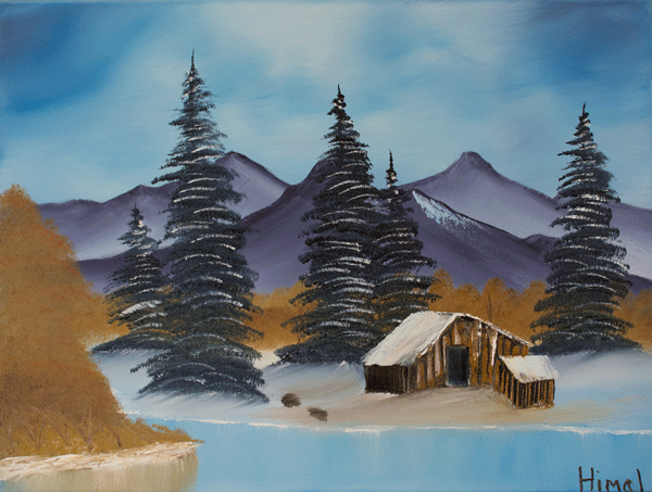 SETTLERS SNOWY CABIN
