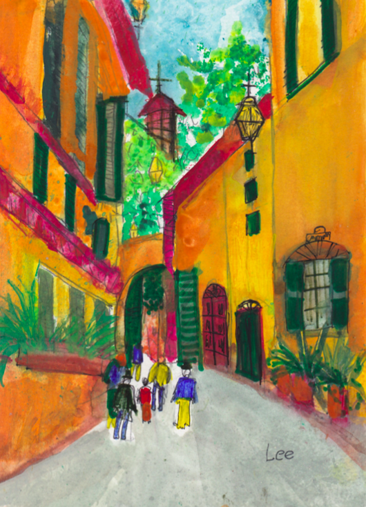 Sunny Street Scene