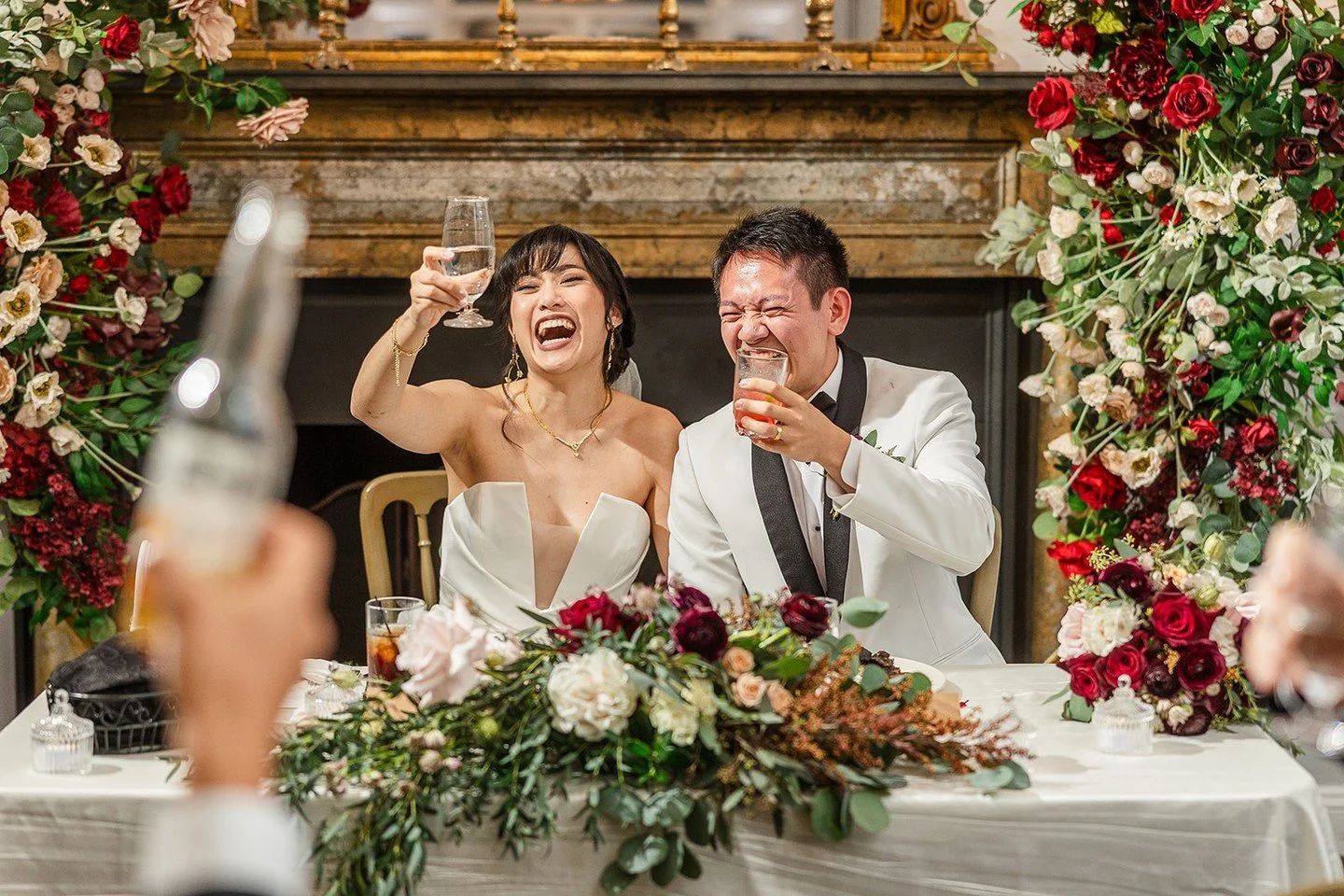 The toasts that get these kind of reactions from the couple are my favorite kinds of toasts!

#weddingreception #ceresvillemansionwedding #frederickweddingphotographer #marylandweddingphotographer