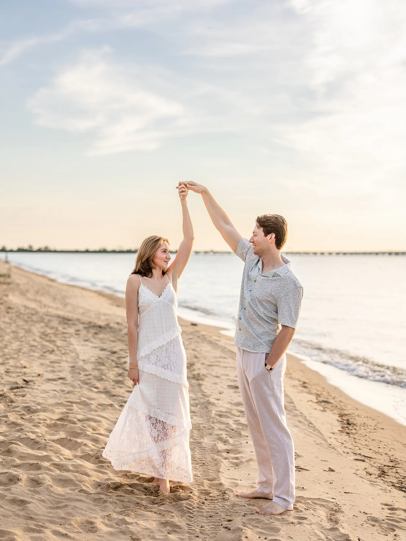 Carly &amp; Ben&rsquo;s engagement session was perfect 🤩 

#marylandengagementphotographer #engaged #engagementinspiration #beachengagement