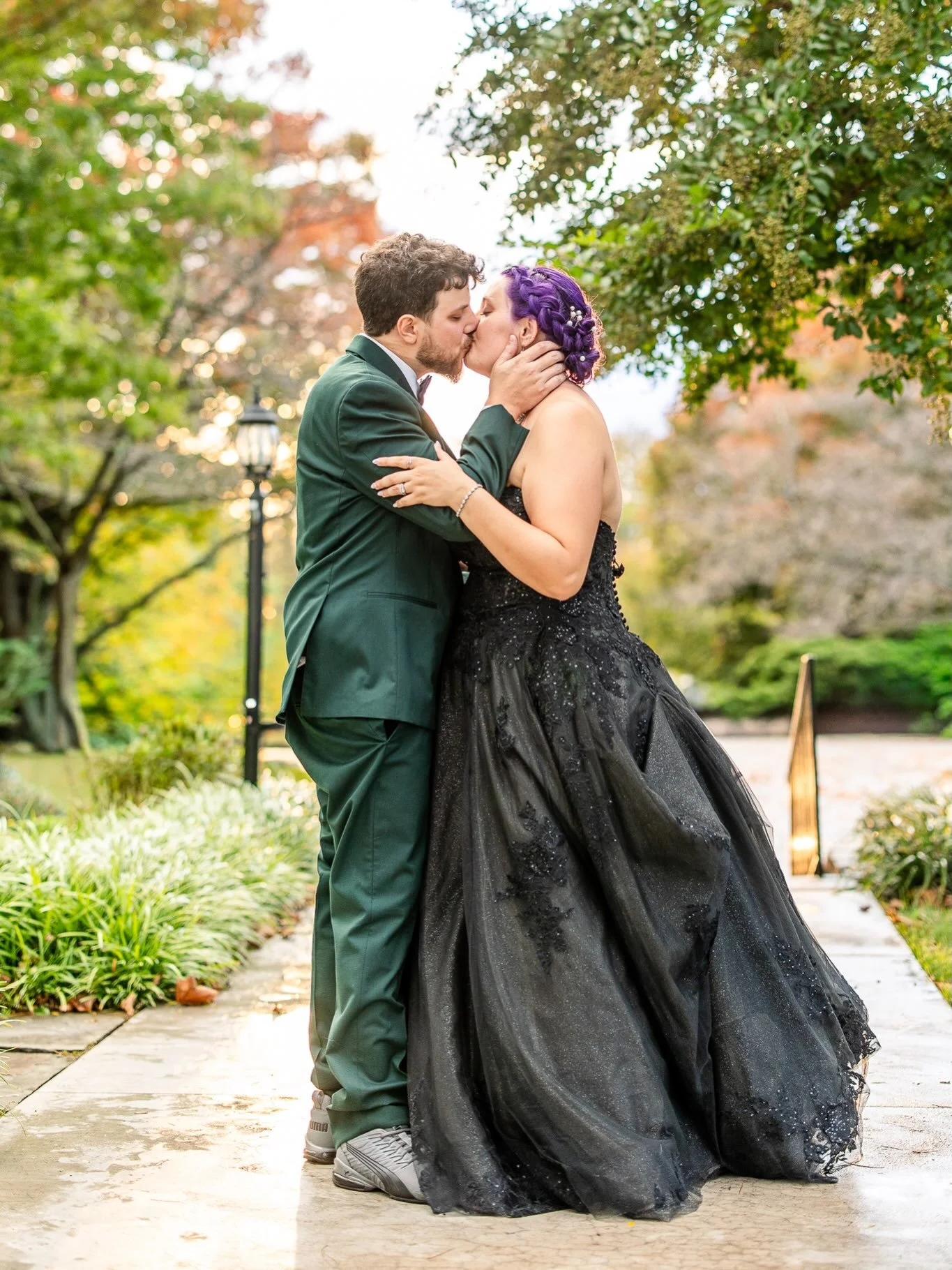 Congratulations to Megan &amp; Preston! Her black wedding dress was quite the stunner! 😍 Thanks for having me capture your special day! 💍 

@ceresvillemansion 
@greatscottproductions