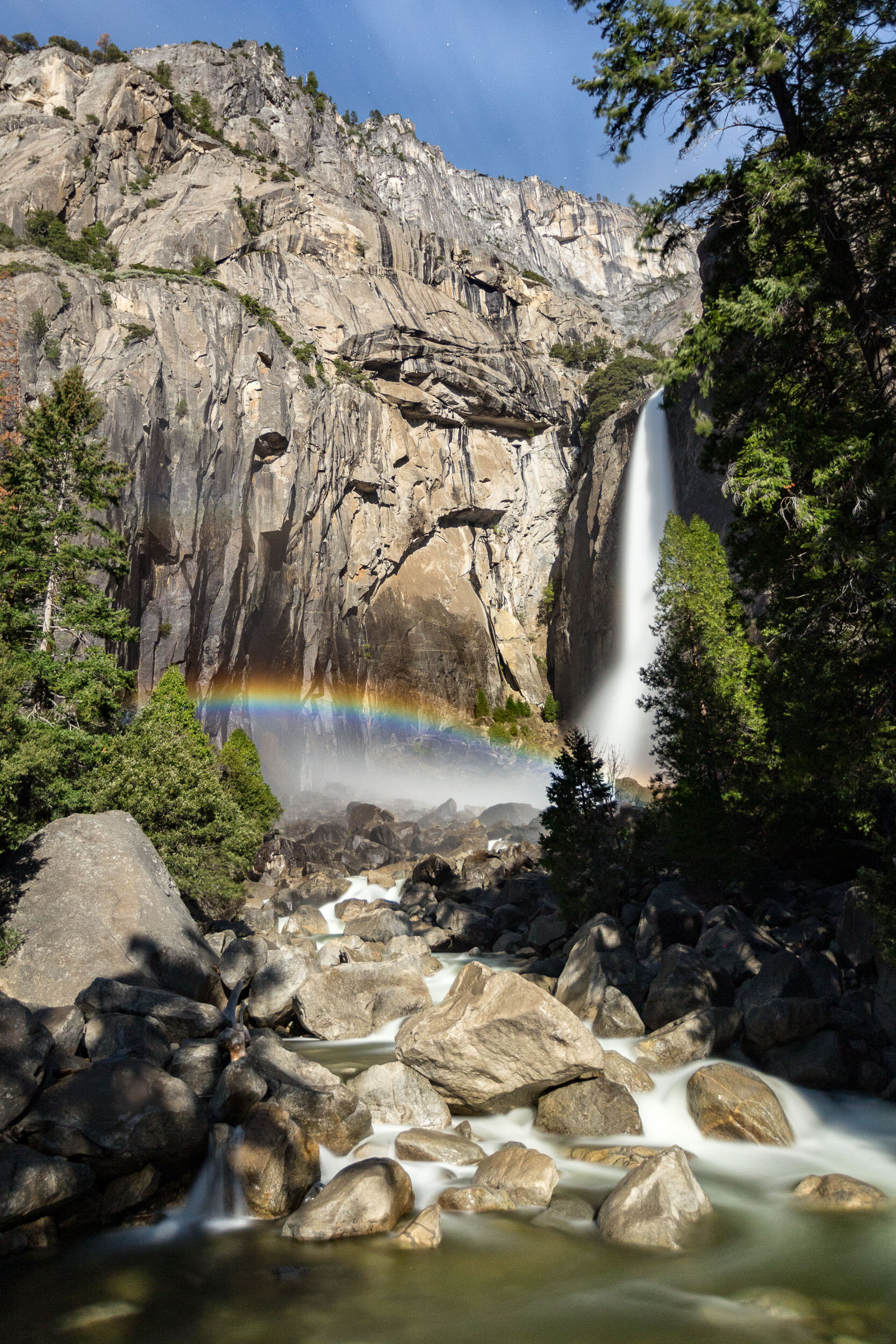 Lower Yosemite Fall Moon Rainbow Samuel Crossley.jpg